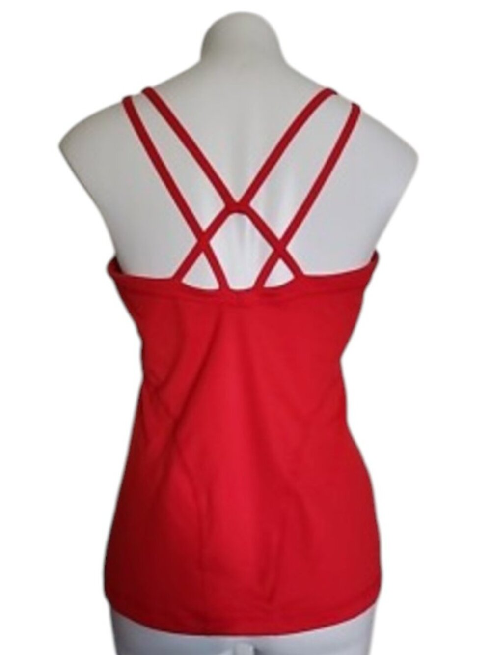 Zella Orange/Red Strappy Women's Activewear Tank Top I Size:M